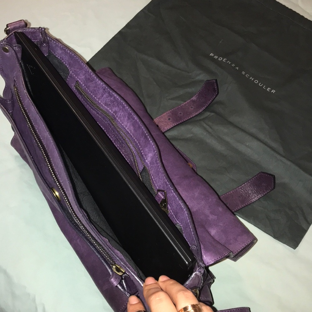 Purple Proenza Schouler PS1 Messenger Bag (Large) - Picture 8 of 8
